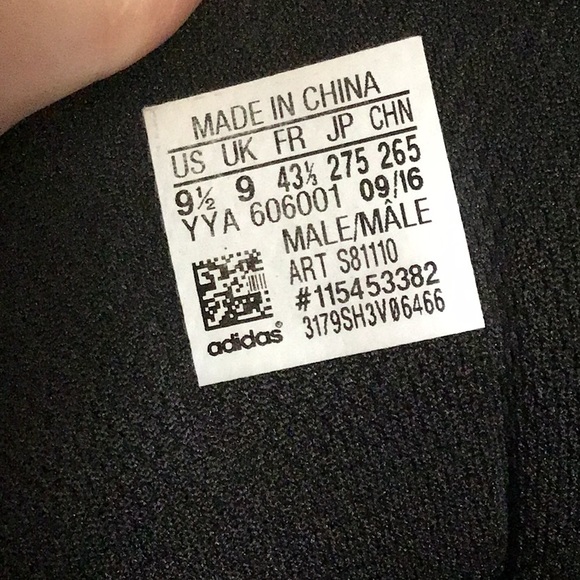 Adidas Madoru Grey Running Shoes 9 1/2 - Picture 7 of 7